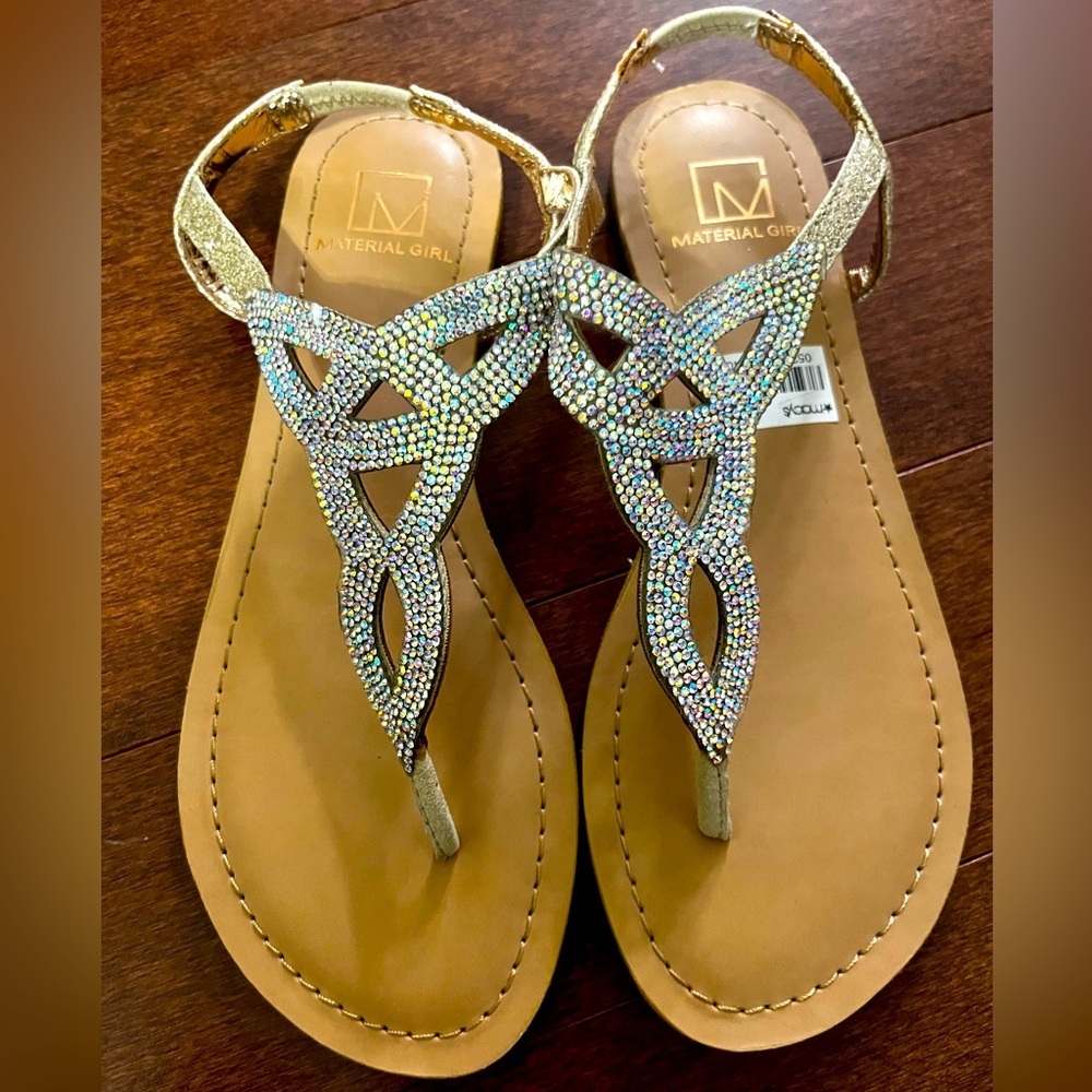 Material Girl Sandals Size 6 NEW